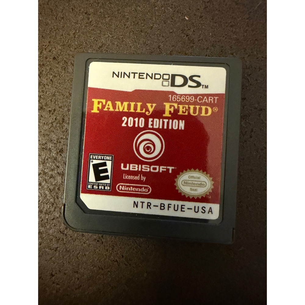 Family Feud 2010 Edition Nintendo DS Ubisoft NTR-BFUE-USA Cartridge Only